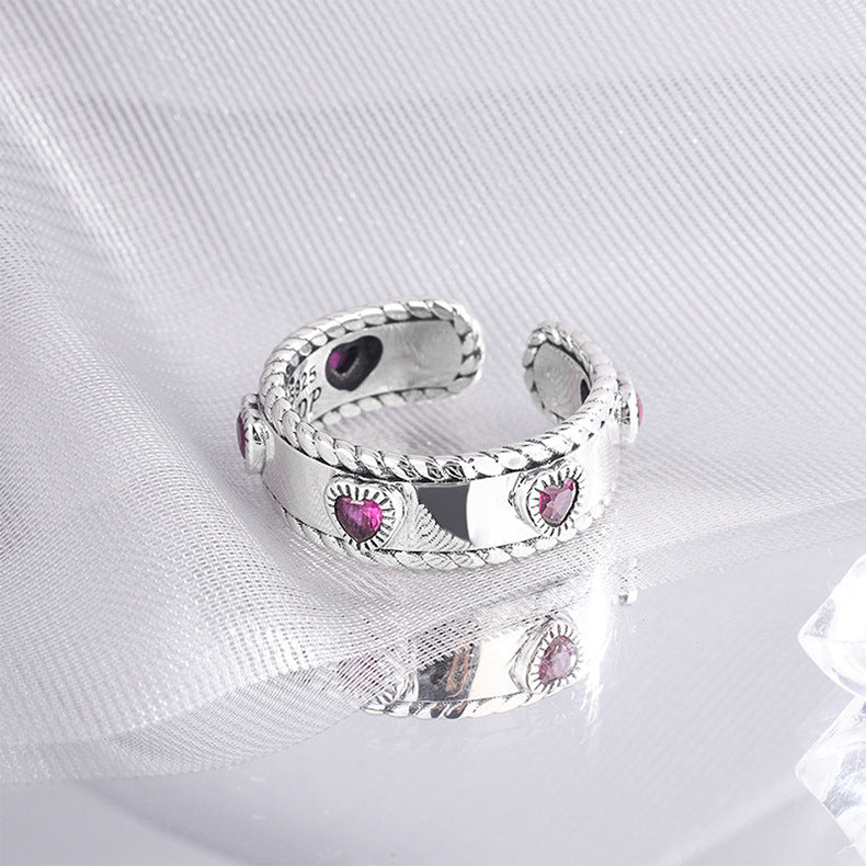 Mobile Castle 925 Silver Adjustable Men's And Women's Rings