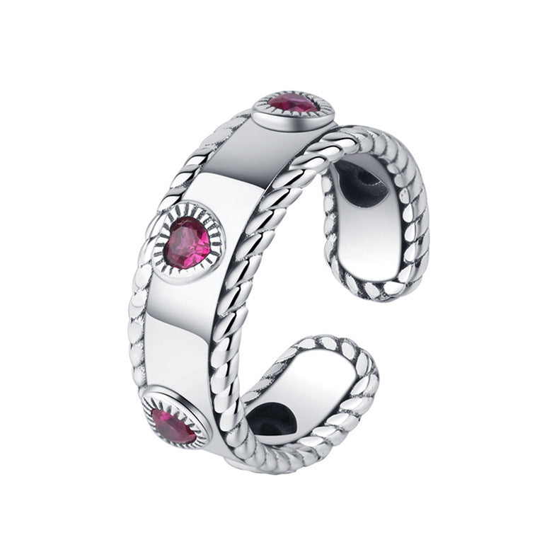 Mobile Castle 925 Silver Adjustable Men's And Women's Rings